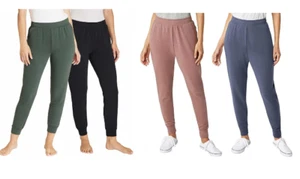 Eddie Bauer Damen 2er Pack Fleece Lounge Jogginghose - Bild 1 von 13