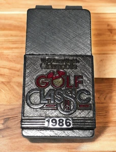 Vintage Money Clip Walt Disney Golf Classic Oldsmobile 1986 Mouse Ears RARE - Picture 1 of 9