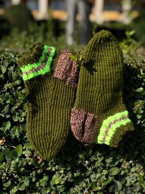 Calcetines de punto hechos a mano para hombre recuerdo ucraniano Foto 1 de 4