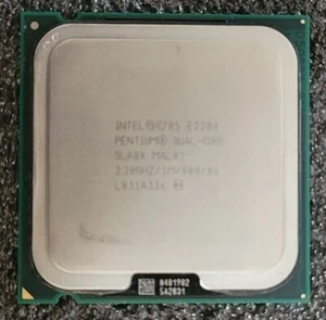 INTEL E2200 PENTIUM DUAL-CORE 06 SLB9T 2.50GHZ/2M/800/06 W6-3(3) - Picture 1 of 2
