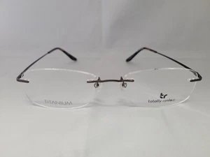 Totally Rimless TR 263 Structure Brown Rimless Eyeglasses 52-18-140 - Picture 1 of 4