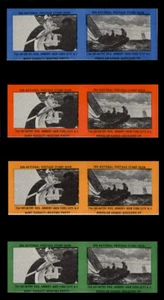 ASDA STAMP SHOW LABELS - 1966i, IMPERFORATE, SET OF 8 (4 PAIRS) - Picture 1 of 2