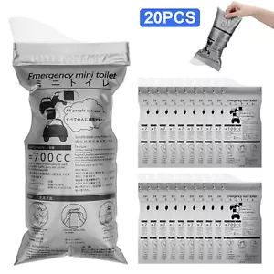 20pcs Disposable Urinal Bag 700ml Emergency Vomit Bag for Camping Travel - Picture 1 of 6