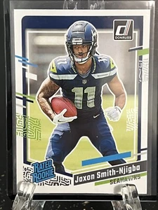 JAXON SMITH-NJIGBA-----2023 DONRUSS-----RATED ROOKIE---SEAHAWKS---FREE SHIPPING - Picture 1 of 2