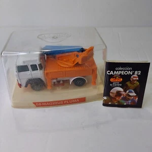 GUISVAL 58 White Magirus Pluma 1:43 Scale Telescoping Crane Truck Diecast Car - Picture 1 of 3