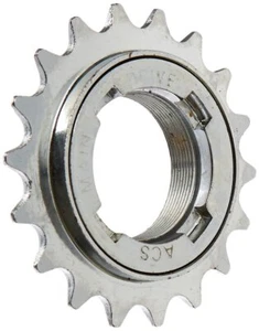 ACS Main Drive 18T BMX Bicycle Freewheel 1/2" X 1/8" - CHROME - Picture 1 of 2