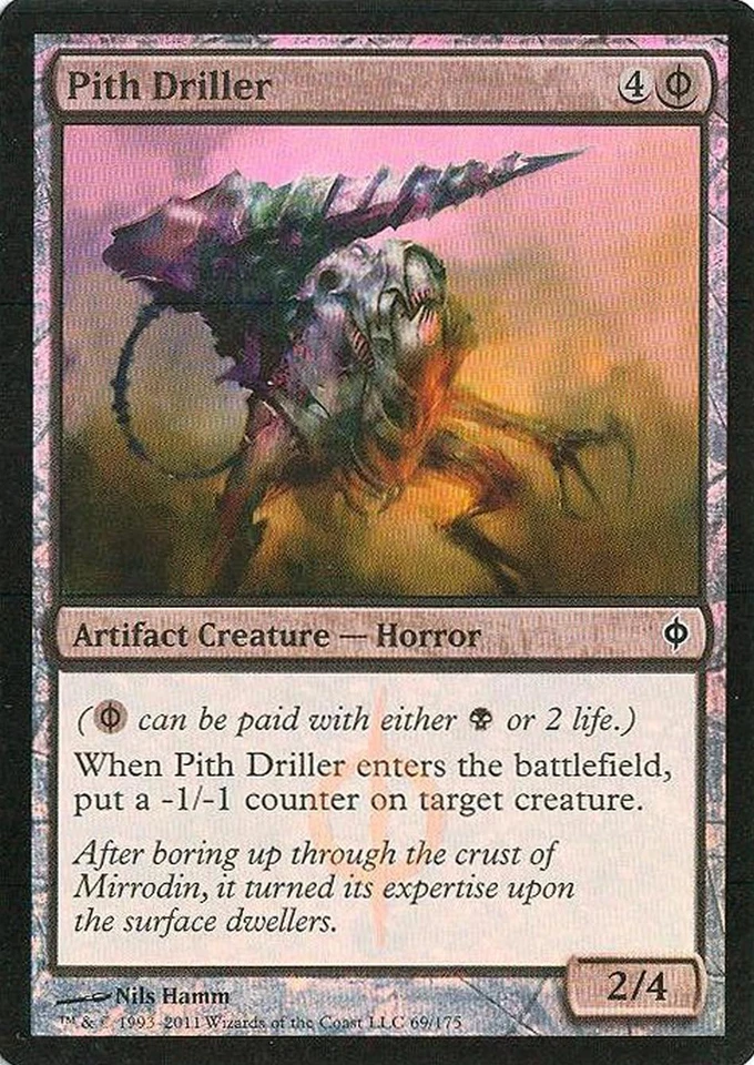 MTG - New Phyrexia - Pith Driller - 2X - Foil - NM - Image 1 of 1