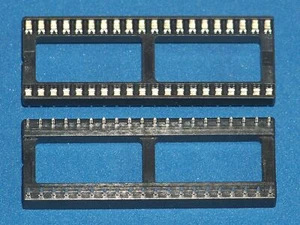 IC-Fassung / IC-Sockel, 40-polig (breit), Doppelfederkontakt, 5 Stück - Bild 1 von 2