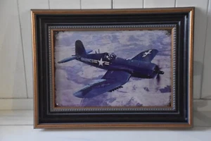 CORSAIR F4U Metal Sign - 12"x 8" NEW (FRAME IS NOT INCLUDED) Seller is a Veteran - Picture 1 of 3