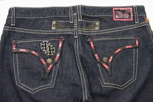 Pantalones de mezclilla larga Robin's Jean con solapa - talla 42 para hombre - Imagen 1 de 10