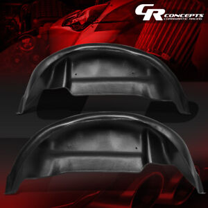 PAIR REAR WHEEL WELL COVER LINER GUARD INNER FENDER MUD FLAP FOR 15-19 FORD F150