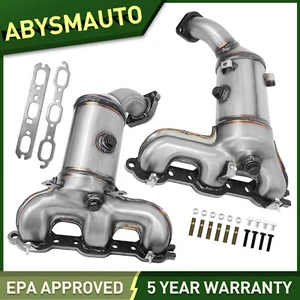 Front &Rear Catalytic Converter For 2008-2010 Dodge Grand Caravan 4.0L EPA - Picture 1 of 7
