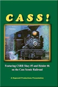 Cass! Shay #5 & #6 on the Cass Scenic DVD NEW Hopewell Greenbrier Bald Knob - Picture 1 of 1