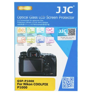 JJC GSP-P1000 Optical GLASS LCD Screen Protector Film for Nikon P1000 Ultra-thin - Image 1 of 2