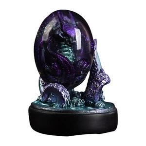 Luminous Lava Dragon Egg Resin Purple Lava Dragon Egg Ornaments Gifts - Picture 1 of 12