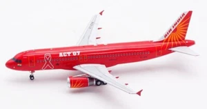 1:200 IF200 Air India (World Aids Day) Airbus A320 VT-EPK w/Stand - Picture 1 of 14