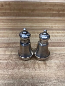 Empire 281 Salt And Pepper Shakers Weighted Sterling Silver - Picture 1 of 6