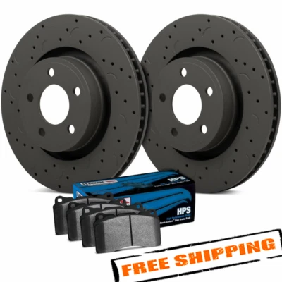 Kit de frenos delanteros perforados y ranurados Hawk Talon HPS para Subaru Outback 13-14 Foto 1 de 2