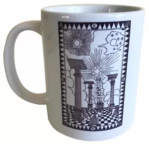 Masonic Coffee Mug - First Degree Tracing Board - Ideal Gift or Raffle Prize - Picture 1 of 3