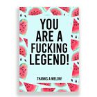 Funny Thank You Card | You're One In A Million | Thanks A Million