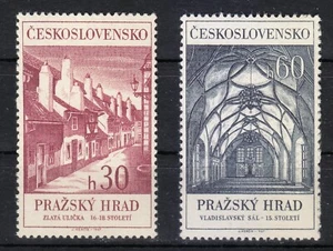 Czechoslovakia 1967 MNH Mi 1705-1706 Sc 1471-1472 Castle of Prague ** - Picture 1 of 2