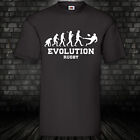 Evolution Rugby Funshirt Kult T-Shirt schwarz Fub Geschenk Sport 100% BW S-5XL