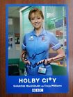 SHARON MAUGHAN *Tricia Williams* HOLBY CITY HAND SIGNED AUTOGRAPH FAN CAST CARD
