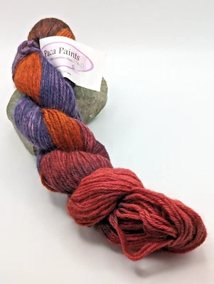 1 SKEIN PACA PAINTS 100% SUPERFINE ALPACA YARN DK WEIGHT COLOR MARDI GRAS - Image 1 of 4