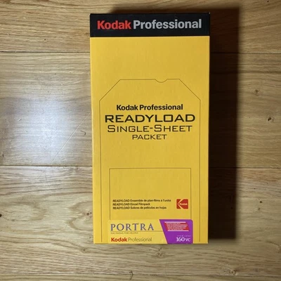 Kodak Readyload 4x5 Portra 160VC 9 Sheets Expiry 2009 fridge stored - Image 1 of 3