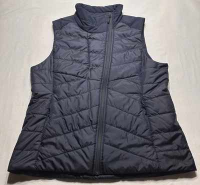 5.11 Tactical Men's Puffer Vest Navy Asymmetrical Full Zip Size Large 5 11 511 - Image 1 of 4