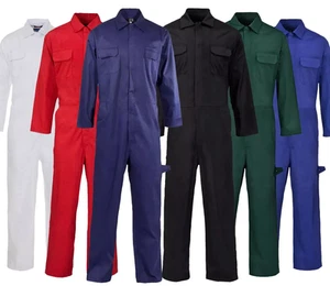 Boilersuit Overall Coverall Men's Workwear Suits - Picture 1 of 13