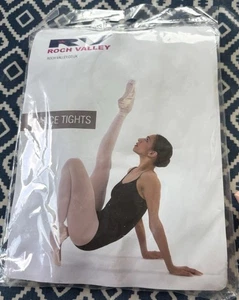Black Dance Tights Adult Sz XL 8 Roch Valley New In Packet - Picture 1 of 4