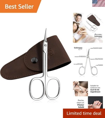 Tijeras profesionales para cutículas de hoja curva - Artesanía alemana para aseo Foto 1 de 4