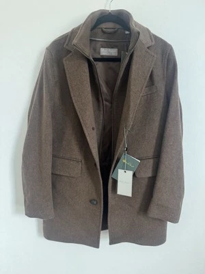 Daniel Cremieux Signature Collection Coat Mens Sz: S Brown Wool Italian Fabric - Image 1 of 4