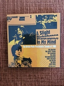 YARDBIRDS,KINKS,THE MOVE,BOWIE / A SLIGHT DISTURBANCE IN MY MIND*3CD UK BOXSET - Picture 1 of 4