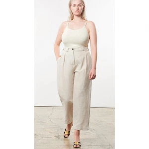 Mara Hoffman Jade Pants Stone Extended Size 20 - Picture 1 of 11