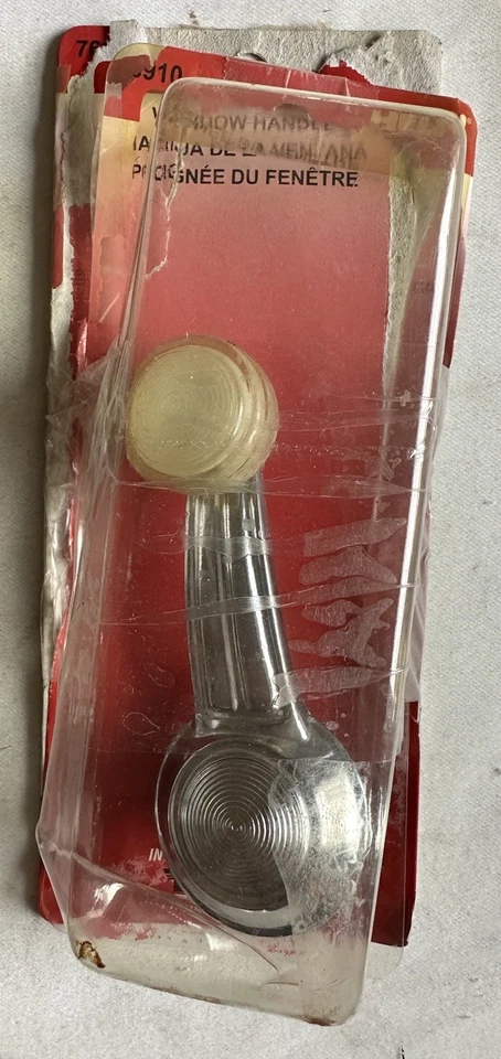 Dorman Window Crank Handle Chrome w/ Clear Knob for Impala Fleetwood Electra - Image 1 of 2