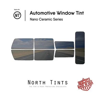 Película de tinte de ventana precortada nano cerámica vidrio automotriz para Hummer H2 2003-2009 Foto 1 de 4