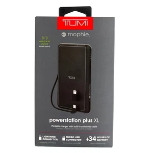 Neuf W / Boîte Tumi Powerstation Plus XL Chargeur Portable W/Intégrée Bouton Tip - Photo 1 sur 4