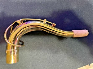 TENORSAXOPHON Ersatz HALS Goldlack Schüler/Mittelstufe Modell - Bild 1 von 13