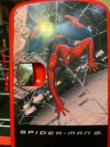 SPIDER-MAN 2 MINI FRIDGE REFRIGERATOR HEATS & COOLS RARE WORKING MOVIE - Picture 1 of 2