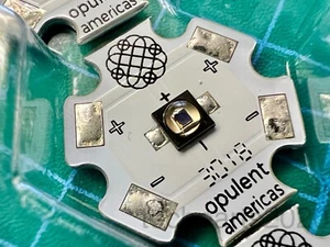 Lot 2pc Opulent Americas Star Board IR LED Module, 850nm, 150°, 1270mW, 10.8W - Picture 1 of 10