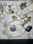 Costume Jewelry Lot #1 With Cameo Ring, Cz Ring Necklace, Earrings, Bracelets ?