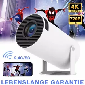 2025 NEU Beamer Projektor 4K UHD WiFi Bluetooth Android TV Heimkino Mini Tragbar - Bild 1 von 24