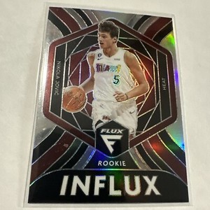 2022-23 Flux Basketball NIKOLA JOVIC Rookie Influx Silver Prizm Card Heat #7