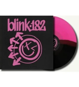 Blink 182 One More Time Lenticular Pink & Black Split Vinyl Numbered 320/5000 - Picture 1 of 18