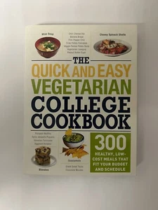 Book. The Quick & Easy Vegetarian College Cookbook: 300 Healthy Veggie Recipes. - Picture 1 of 2