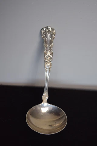 BUTTERCUP by Gorham Sterling Silver Gravy Ladle Spoon - 6 1/8" Old Mark Cover