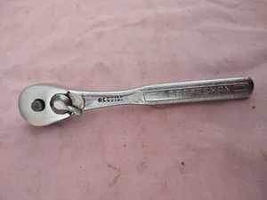 *Vintage Stamped 'Rebuilt' Craftsman 1/4" Drive Quick Release Ratchet 43175   - Picture 1 of 10