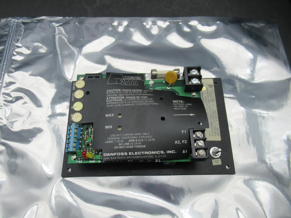 Danfoss A21101A000 DC Drive Board Varispeed A2000 1HP -USED (EXPEDITED SHIPPING) - Image 1 of 4